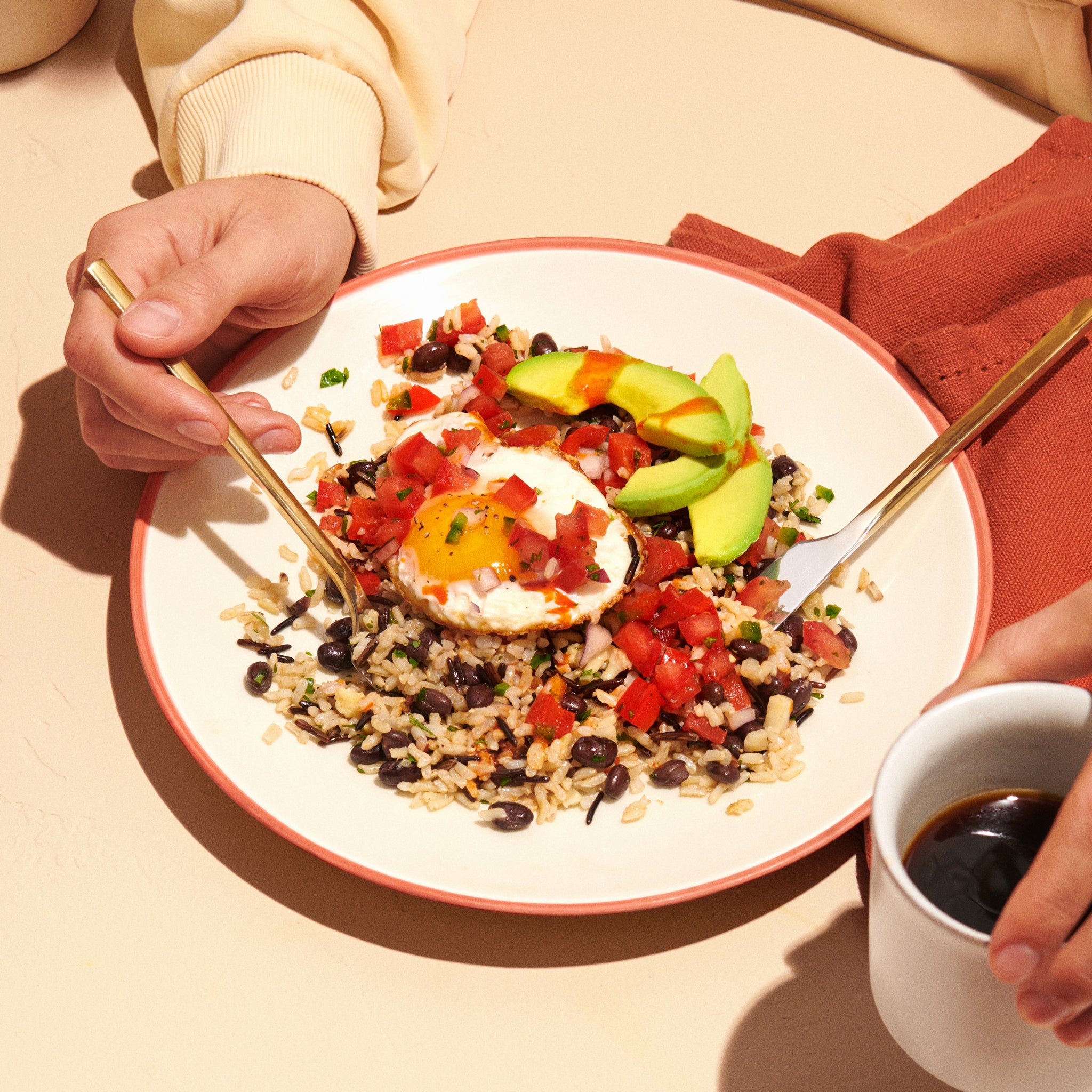 Cilantro Brown Rice + Black Bean Grain Daily Harvest