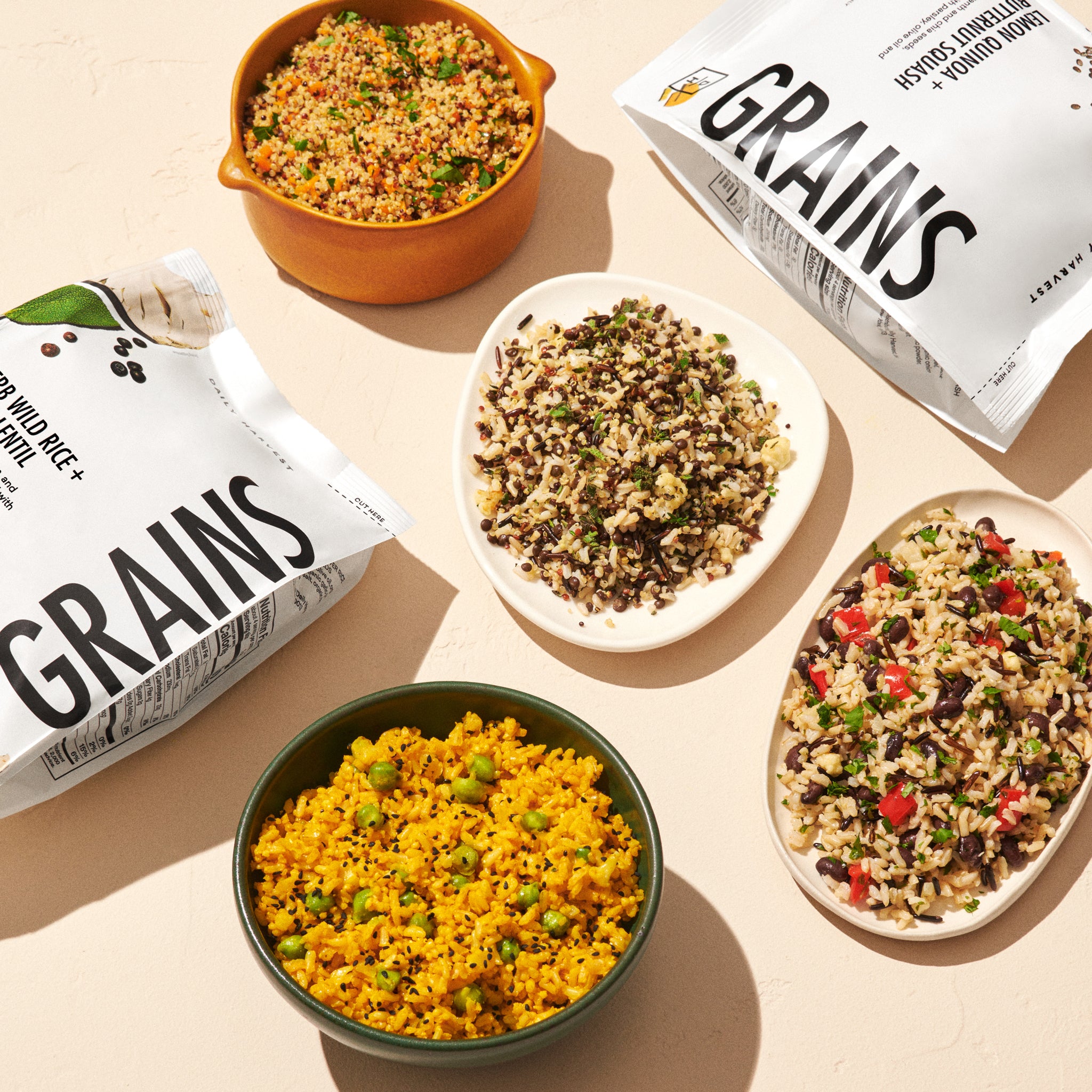 Cilantro Brown Rice + Black Bean Grain Daily Harvest