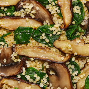 Spinach + Mushroom Grits Harvest Bowl Daily Harvest
